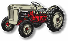 Vintage Gray & Red Tractor Magnet by Classic Magnets picture