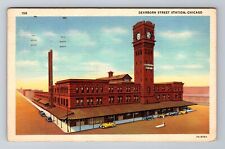 Chicago IL-Illinois, Dearborn Station, Antique, Vintage c1942 Souvenir Postcard picture