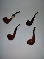 set of 4 Vintage Wooden smoking pipes. No Makers Marks picture