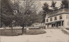 J.W.Morgan Otter River Massachusetts RPPC Mechanics Hall Store c1910s Postcard picture