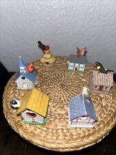 Vintage Lenox Miniature Bird Houses Lot Of 6 Retired Collectible picture