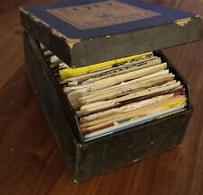 Vintage Recipe Box Lot 750+ Handwritten Clipped Cut Out Cards NY 1960s Vtg picture