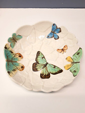 Fitz and Floyd  9” 3D  Butterfly fields dish bowl Plate picture