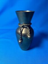 Vintage Brass Vase With Rope Knot picture