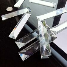 2PC 100MM Clear Crystal Bar Suncatcher Pendants Chandelier Crystals Prism Hanger picture