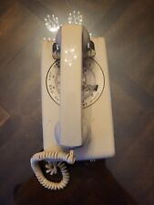 Vintage Beige Bell Systems Western Electric ITT Rotary Wall Phone Not Tested picture
