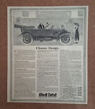 Antique Abbott-Detroit Automobile Co. - 1912 Rare Classic Car Art Print AD picture
