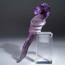 Genuine Polished Amethyst Dragon Carving picture