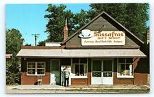 BRIDGETON, IN Indiana ~ SASSAFRAS GIFT SHOP c1960s ~ Parke County  Postcard picture
