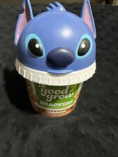 Disney Stitch Blue Good2Grow Cinnamon Snackers Reusable Travel Gift picture