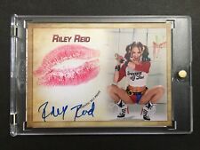 2022 Collectors Expo Model Riley Reid Autographed Kiss Card picture