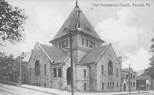 ALTOONA, PA. First Presbyterian Church ANTIQUE VINTAGE 1907 Real Photo RPPC picture