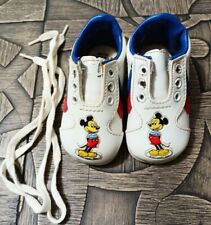 Vintage 80s 90s Walt Disney Mickey Mouse Baby Shoes Size 1 picture