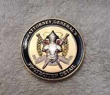 RARE, ATTORNEY GENERAL'S , FBI PROTECTION DETAIL CHALLENGE COIN  picture