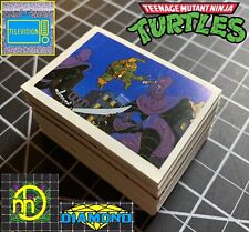 1989 Diamond Teenage Mutant Ninja Turtles Sticker Cards - Complete Set of 180 picture