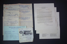 lot of 6 pharmaceutical early 20th cen commercial billhead invoice document drug picture