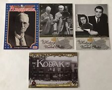 Eastman Kodak, Edwin Land Polaroid Cameras 4 different collector cards picture