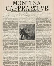 1974 Montesa Cappra 250 VR - 5-Page Vintage Motocross Motorcycle Test Article picture
