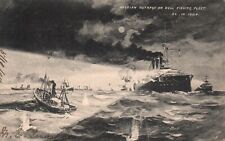 Postcard c1905 Navy Russian Outrage on Hull Fishing Fleet Russo Japanese War picture