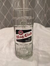 Vintage Mug Club Stein Clear Beer Glass Rastal 7.5