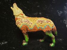 Call of the Wolf Figurine #14122 Westland Giftware Pueblo Wolf 2005 picture