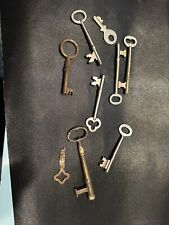 Mixed Lot of Old Vintage Antique Skeleton Keys. picture