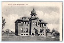 New Salem North Dakota ND Postcard School House Building Exterior 1917 Antique picture
