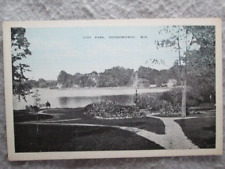 Vintage City Park, Oconomowoc, Wisconsin Postcard picture