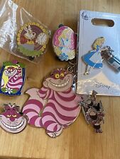 Lot Of 5 Alice In Wonderland Trading Pins picture