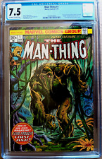 MAN-THING #1 CGC 7.5 OW-W 1974 Brunner MARVEL HORROR, 1st issue 2nd HOWARD DUCK picture