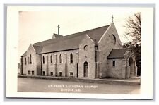 Postcard RPPC Bowdle South Dakota St. John's Lutheran Church picture