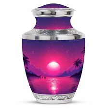 A Celestial Dance at Tropical Twilight Large Urns For Ashes Size 10 Inch picture