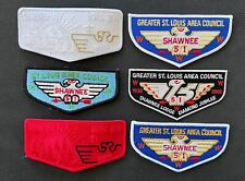 Shawnee Lodge 51 Flaps 6 Different OA Order Of The Arrow Patches picture