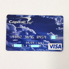 Collectible Expired Credit Card Bank Capital One Platinum Visa picture