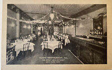 GUIDO RESTAURANT INTERIOR ADVERTISING REAL PHOTO RPPC WEST 48TH ST.NYC picture
