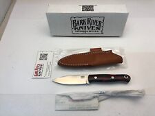 Bark River Knives Bushcraft Scout 1st Production Run Magna Cut Black Red Micarta picture
