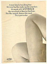 1960s Vintage Ad Stockings by DuPont Magazine Full page 8x11