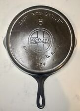 Griswold No. 8 *Repaired* Slant Logo Cast Iron Skillet 704H picture