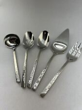 Vera Wang Hammered Serving Set 18/10 Stainless picture