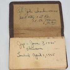 World War 2 WWII US Soldier's Address Book Japan 1945 picture