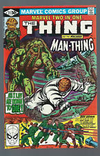 MARVEL TWO-IN-ONE #77:  THING & MAN-THING; plus BEN GRIMM & SGT. FURY - 1981 picture
