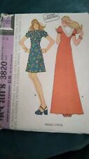 Vintage McCalls Dress Pattern 3820 Bust 38 picture