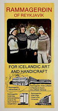 1970s Reykjavik Iceland Rammagerdin Art Handicraft Clothing Travel Brochure #2 picture