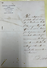 Puerto Rico 1876, San German, carta solicitando resultados de Hurto en Maricao picture