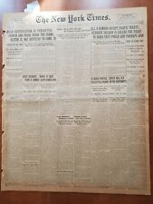 1921 DECEMBER 10 NEW YORK TIMES - ALL 4 POWERS ACCEPT PACIFIC TREATY - NT 8038 picture