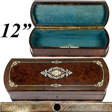 Antique French Napoleon III Marquetry Jewelry or Gloves Box, Paul SORMANI picture