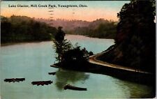 Postcard Youngstown OH-Ohio, Mill Creek Park, Lake Glacier c1912 Vintage J30 picture