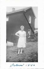DOLORES 1940's WOMAN Vintage FOUND PHOTOGRAPH bw  Snapshot 01 36 Q picture