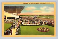Pawtucket RI-Rhode Island, Before Race Narragansett Race Track, Vintage Postcard picture