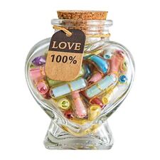 45 Pcs Love Capsules Message In A Glass Bottle for Birthday Valentines picture